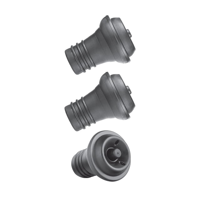 Set de 3 unidades de silicona negra Wine Stopper Final Touch