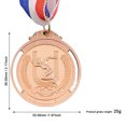 thumbnail image 4 of Medalla 2 Pulgadas Premio Bronce Regalo Recuerdo Recompensa para Y Adultos (mostaza) Amarillo, 4 of 4