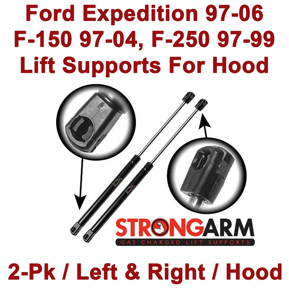 Qty (2) StrongArm 4478 Hood Lift Supports Fits 19972006 Ford