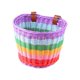 thumbnail image 1 of Cesta de bicicleta para niños Rainbow con correas, cesta ligera para guardar accesorios L sin forroPaño, 1 of 9