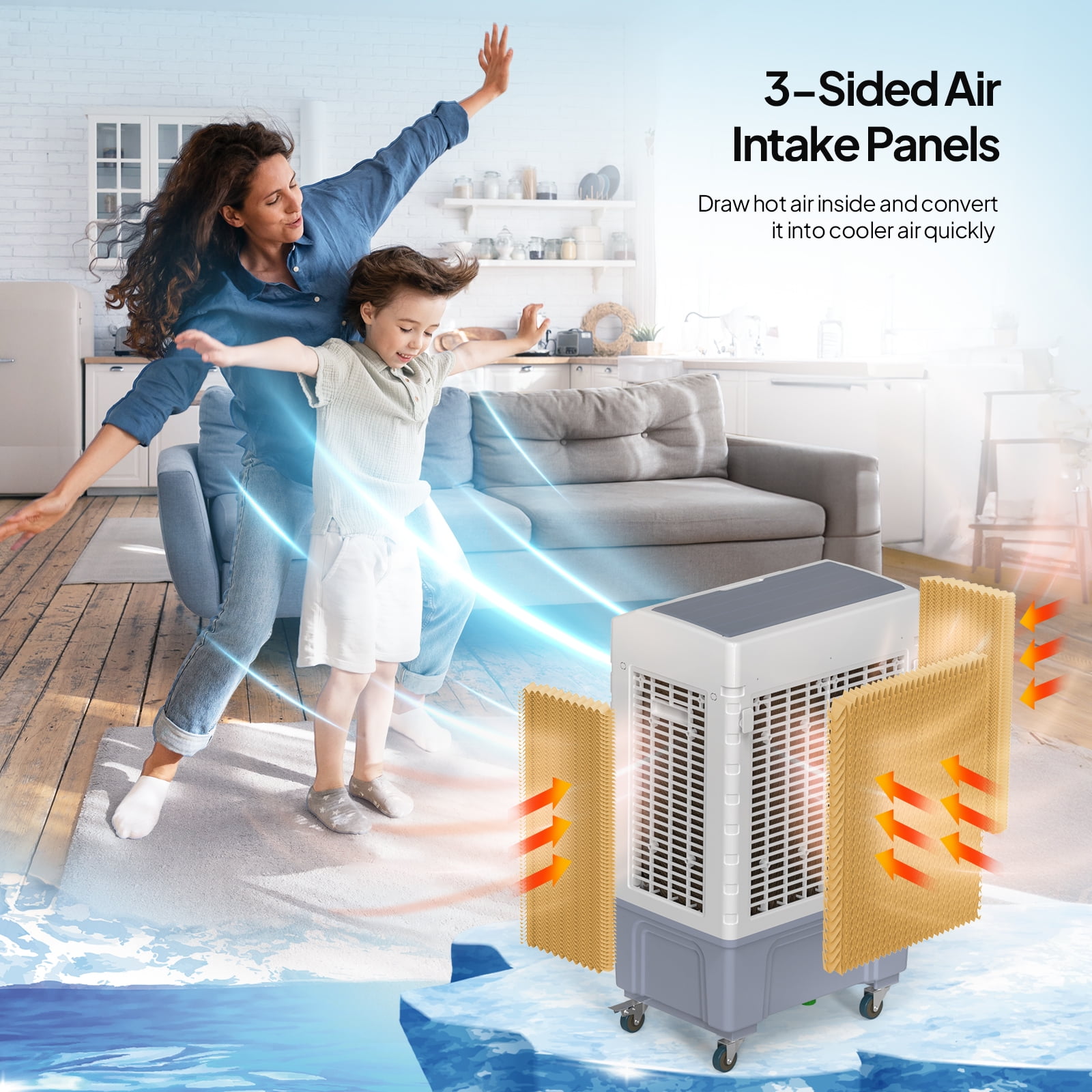 ROVSUN Portable Air Conditioners, White