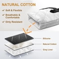 thumbnail image 5 of 8Pcs Oven Mitts and Pot Holders, Silicone Oven Mitts and Hot Pads Sets with Mini Oven Gloves and Dish towels, Oven Gloves Soft Cotton Lining, Waterproof, BPA-Free, Black, 5 of 7