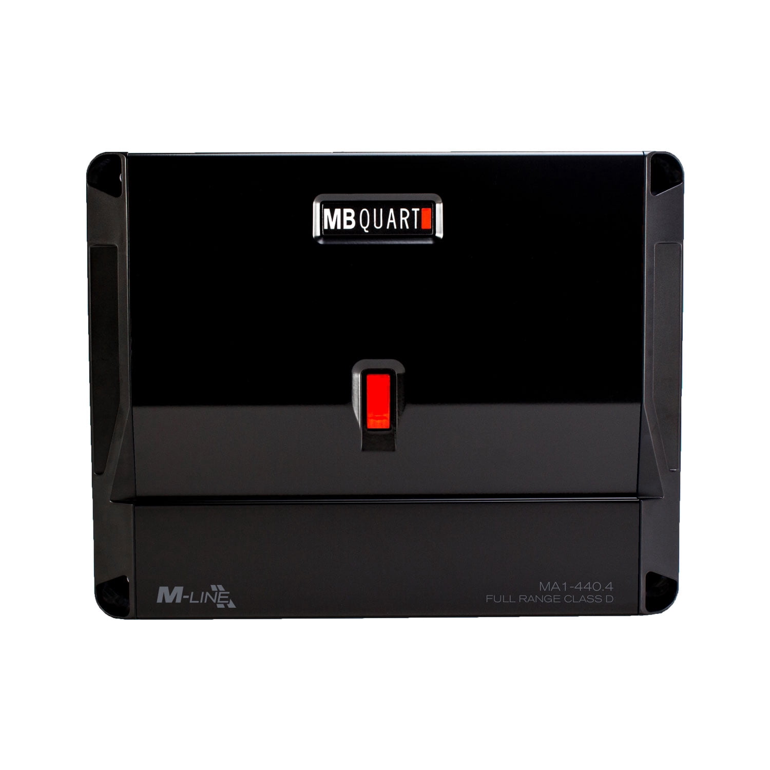 MB Quart 440 Watt 4 Channel Car Audio Amplifier, Class D, MA1-440.4, Black