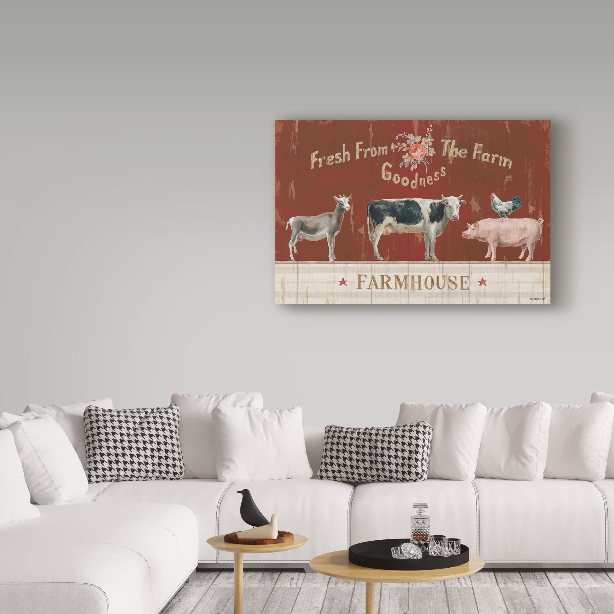 Trademark Fine Art 'Farm Patchwork II' Canvas Art by Danhui Nai