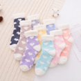 thumbnail image 2 of 6 Pairs Fuzzy Socks for Women and Ladies, Warm Cozy Fluffy Socks Cute Winter Slipper Socks Thick Plush Bed Socks for Casual Home Sleeping, 2 of 4