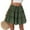 Green, variant on WTOBBY Women's High Waist Solid Color Summer Mini Skirt Anti-Static Lined Short Skirt with Built-in Shorts Casual Flowy A-Line Skirt for Daily Outing,Black S