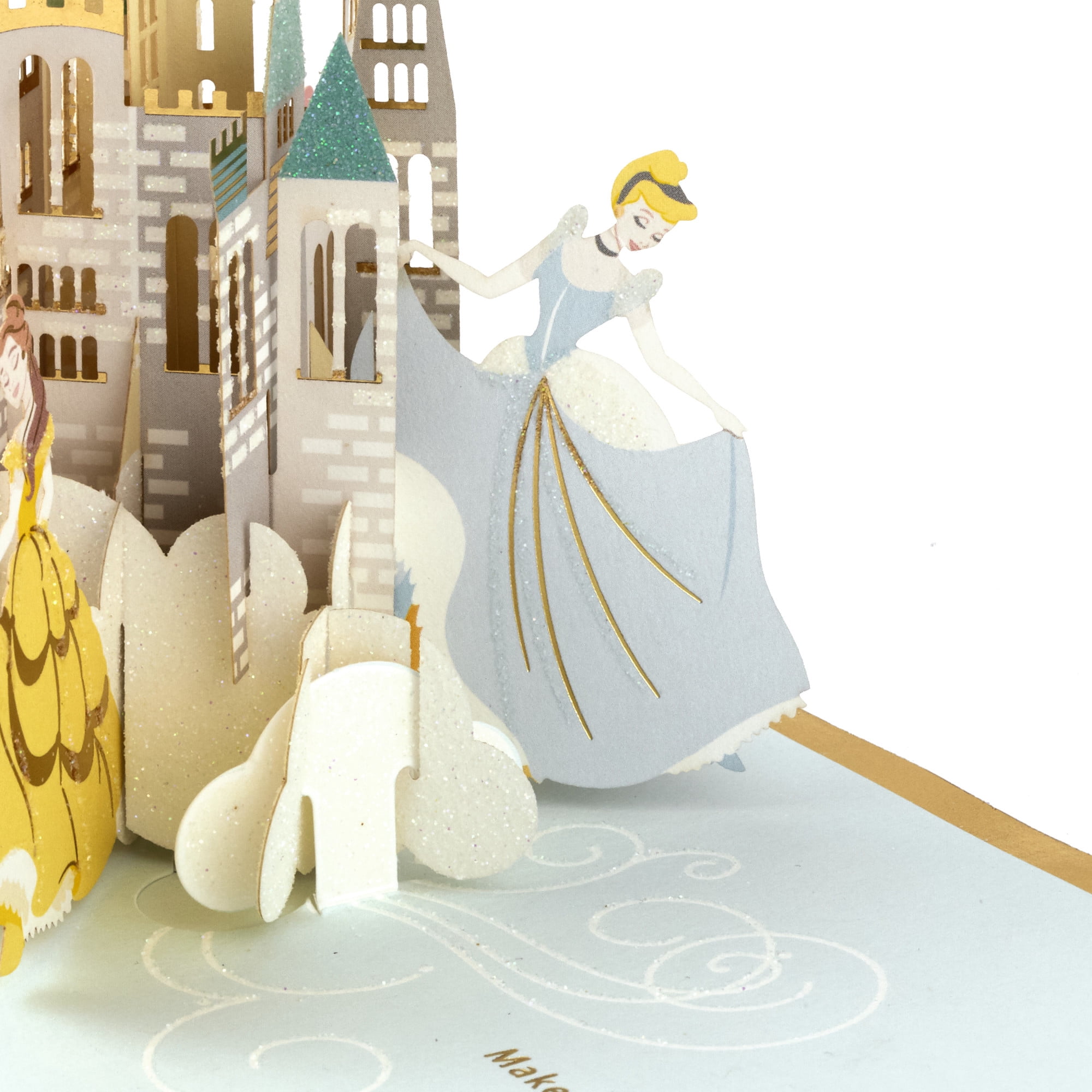 Hallmark Signature Paper Wonder Disney Princess 3D Pop-Up Card for Birthdays, Graduations or Just Because (Dream Big)