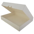 thumbnail image 2 of Southern Champion Auto Window 1-Piece Dozen Bakery Donut Box White, 15" Length x 11.5" Width x 2.25" Depth, Solid Bleached Sulfate Paperboard | 100/Case, 2 of 4