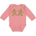 thumbnail image 3 of Inktastic Twin Gingerbread Boy and Girl Co Boys or Girls Long Sleeve Baby Bodysuit, 3 of 5