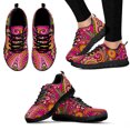 thumbnail image 1 of Zapatillas deportivas informales con estampado de flores de mandala bohemias para mujer, zapatos planos cómodos con cordones, 1 of 6
