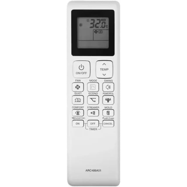 ARC486A2 Nouvelle Télécommande de Remplacement Compatible avec Climatiseur ATXC50CV1B FTXC60CV1B ATXC20CV1B ATXC25CV1B