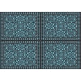thumbnail image 1 of Ahgly Company Machine Washable Indoor Rectangle Transitional Dark Coffee Brown Area Rugs, 2' x 3', 1 of 7