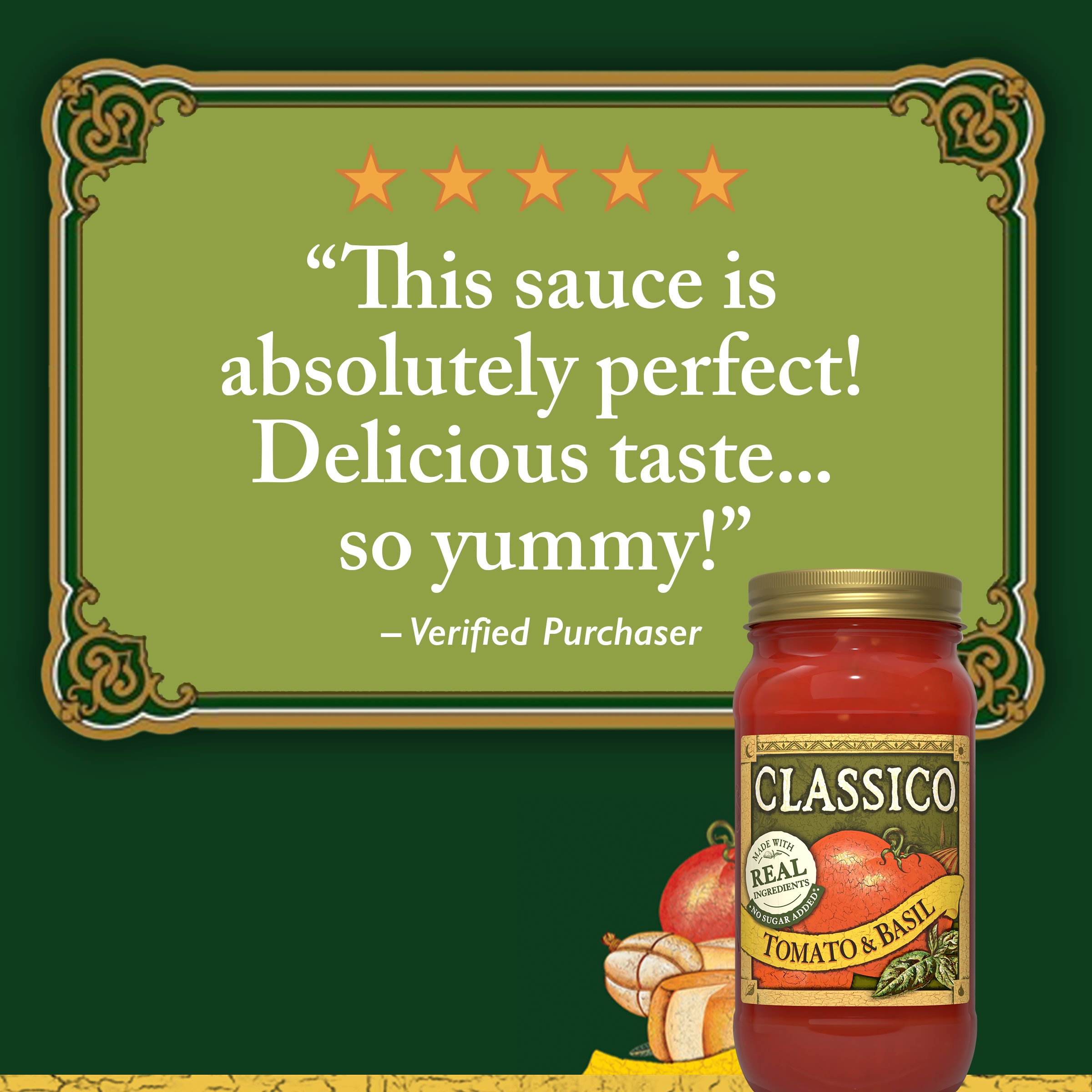 Classico Tomato & Basil Spaghetti Pasta Sauce, 24 oz. Jar - image 8 of 18