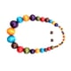 thumbnail image 5 of Qarigey Collar de cuentas de , joyería colorida, único exagerado para mujeres, collares, colgantes, amuleto que combina con cadenas bonitas, Vistoso 2Conjunto, 5 of 6