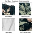 thumbnail image 4 of luoweisi Men's Beach Shorts Quick Dry Swim Trunks with Mesh Lining Rabbit M, 4 of 5