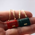 thumbnail image 3 of Dollhouse Miniature Handbag for Figures Woman Doll Accessories, 3 of 7