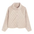 thumbnail image 3 of Autumn And Winter Women's Cardigan Zipper Long Sleeve Stitching Coat Cardigan Jacket Alloying Knitted Cardigan Sweater Woman Jacket plus Clothes for Women Cardigan Sleeveless Cardigans for Women, 3 of 4