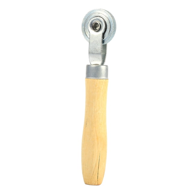 Outil de Réparation de Rouleau de Pneu en Bois, Roulement à Rouleau Tube Léger Crevaison avec Roulement à l'Intérieur, pour Chambre à Air & Application de Patch Pneu Outils de Réparation de Pneu