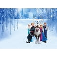 thumbnail image 1 of Telón de fondo de Frozen 2 para fiesta de cumpleaños de niños, telón de fondo con soporte de fotomatón, cortina de fondo para decoración de pared, 1 of 4