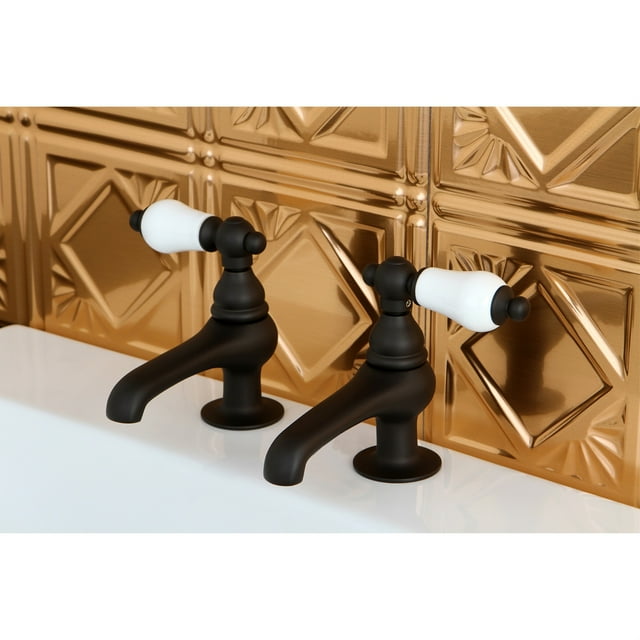 Kingston Brass CC5L5 Basin Faucet (1)CCPL5CSC (1)CCPL5CSH Oil Rubbed Bronze