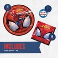 thumbnail image 2 of Platos y servilletas de Spiderman para decoración de fiestas, para 16 invitados, 2 of 5