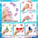 thumbnail image 4 of Sonajero Montessori para bebés Juivin, de 6 a 12 meses, con 6 animales de peluche, 4 of 6