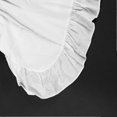 thumbnail image 4 of Tablier en coton à volants princesse, taille ajustable, blanc, pour femme et fille, 4 of 4