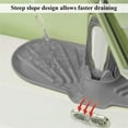 thumbnail image 3 of Drain Rack Faucet Mat for Kitchen Draining Guard Handle Catcher Tray Pad Multipurpose Soap Holder Sponge Bathroom Draining Solution, 3 of 7