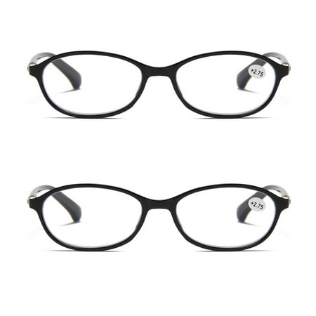 2 Pairs Womens Ladies Blue Light Blocking Reading Glasses Computer Gaming Readers +0.75