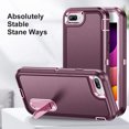 thumbnail image 6 of ULAK iPhone 8 Plus / 7 Plus / 6 Plus / 6s Plus Case, Heavy Duty Shockproof Bumper Phone Case for Apple iPhone 8Plus 7Plus 6Plus 6SPlus for Boys Men Women Girls, Purple, 6 of 8