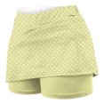 thumbnail image 4 of Sokhug Athletic Skirt Shorts for Women Polka Dot High Waist Built-in Casual Stretch Hidden Pocket Layered Sport Skirt Shorts, 4 of 5