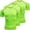 Green, variant on Men Big and Tall Top Mock Neck Short Sleeve Shirts 3 Pack Undershirt Pullover Solid Color Tshirts
