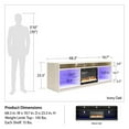 thumbnail image 3 of Ameriwood Home Luna Fireplace TV Stand for TVs up to 75", Black Oak, 3 of 9