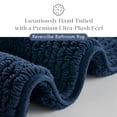 thumbnail image 2 of Alfombra de baño Madison Park Splendor reversible, 100% algodón, color azul marino, 2 of 8
