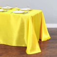 thumbnail image 1 of Yanluna Solid Color Satin Table Cloth Tablecloth Table Cover Overlay For Birthday Wedding Banquet Restaurant Festival Party Supply, 1 of 7