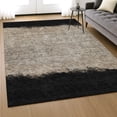 thumbnail image 6 of Addison Rugs Mayfield Premium Machine Washable Transitional Stripes Black Rectangle Rug, 10' x 14', 6 of 6