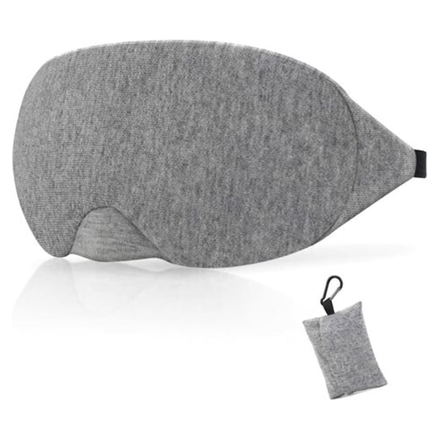 Antifaz para dormir de algodón Mavogel: antifaz para dormir que bloquea la luz con un diseño actualizado, antifaz nocturno suave y cómodo para hombres y mujeres, antifaz para viajes, dormir