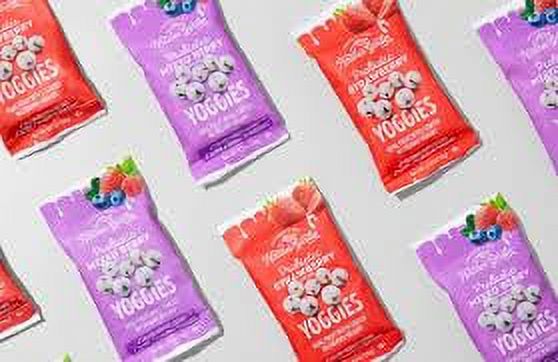 Yoggies Probióticos Nature's Garden Fresa y Frutos Rojos, Salud Intestinal, Sin Gluten, Paquete de 10, 0.7 Oz 2