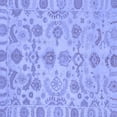 thumbnail image 1 of Ahgly Company Indoor Square Oriental Blue Traditional Area Rugs, 5' Square, 1 of 4