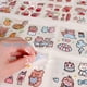 thumbnail image 3 of Juego de 100 pegatinas para manuales, bonitos dibujos animados, material decorativo, paquete de regalo, 3 of 5