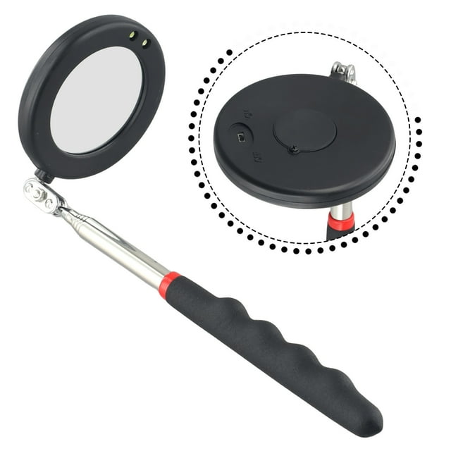 Extending Inspection Mirror Telescopic Swivel Car Mechanic Folding Tool 360° Diy