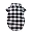 thumbnail image 3 of CICRKHB Dog Clothes Dog Plaid Shirt Suit Wedding Dress Pet Clothes Spring, Summer and Autumn Pet Supplies White, 3 of 6