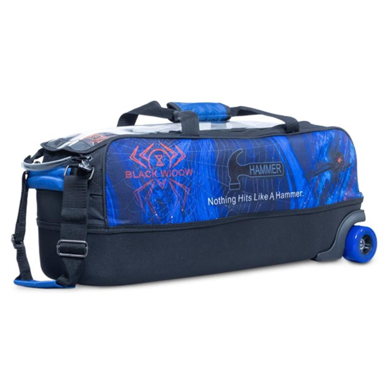 Hammer Premium Four Ball Stackable Roller Bowling Bag Black/Carbon
