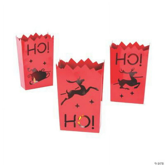 Christmas Metal Luminaries - Home Decor - 3 Pieces