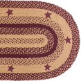 thumbnail image 4 of Wine Star Jute Braided Rugs by IHF Rugs, 4 of 4
