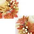 thumbnail image 5 of Giunmcul 50% Off Clear Halloween Door Wreath Maple Leaves Garland Fall Winter Wreath for Christmas Thanksgiving Home Ornament Decoration, 5 of 5