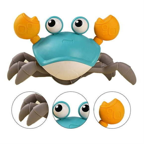 Kids Crab Toy,Crawl Crab Toy with Crawling Crab Music Toy Electric Crab Toy Professionally Tested