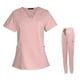 thumbnail image 2 of Traje de trabajo de enfermera,Conjunto de uniforme médico para mujer y hombre,túnica y pantalón,Traje de trabajo de enfermera Uniforme de enfermera médica de hospital,Uniforme de, 2 of 7