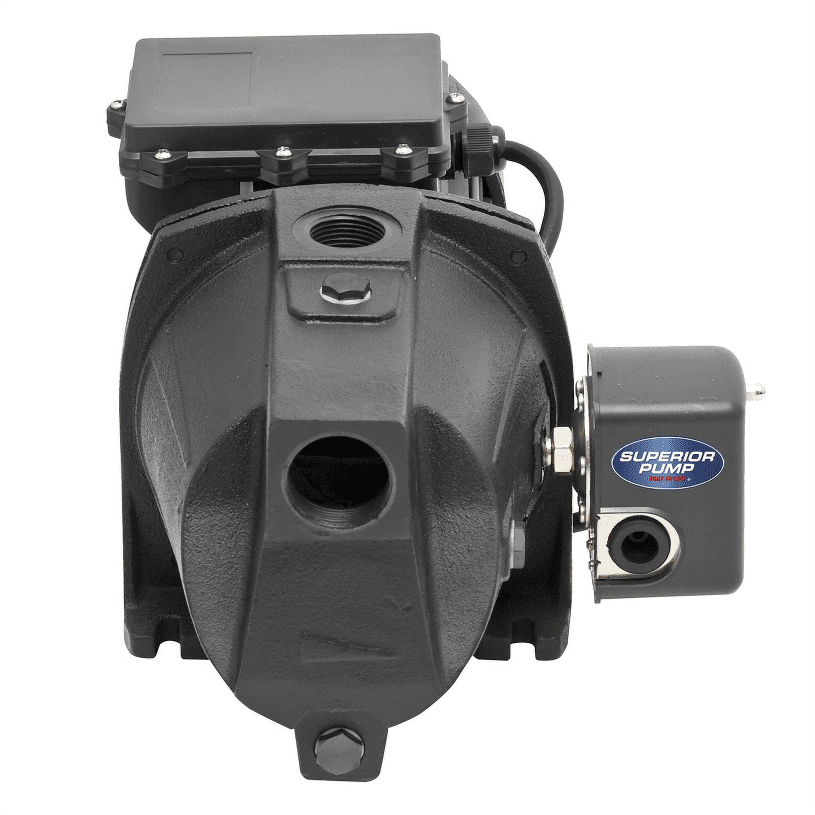 Superior Pump 1/2 HP Cast Iron Shallow Well Jet Water Pump