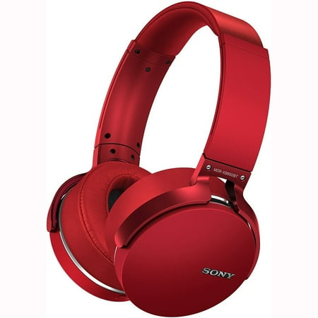 Sony XB950BT Extra Bass Bluetooth Headphones - Red